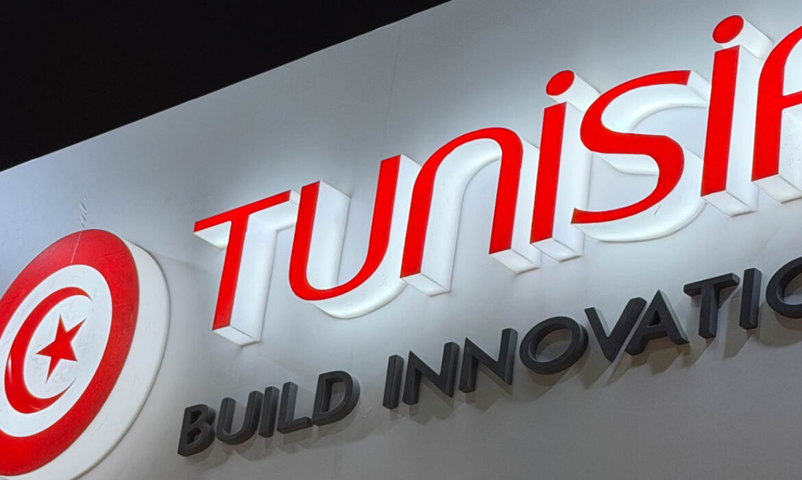 Tunisia national pavilion at GITEX Africa 2026 in Marrakech highlighting technology innovation and exhibition stand design
