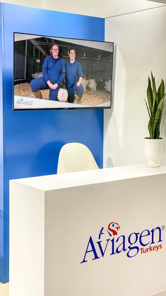 Open and inviting booth design encouraging interaction and customer engagement